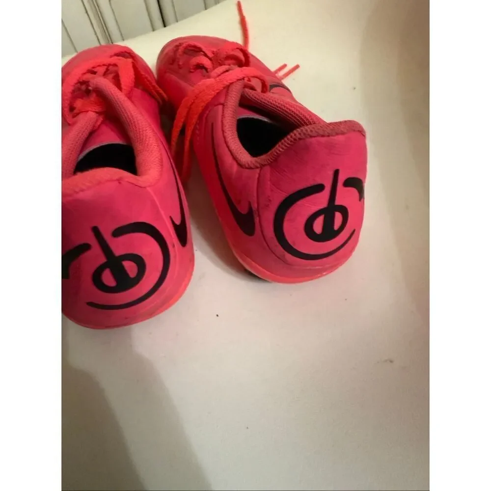 Nike Girl's Jr Tiempo Legend 9 Club MG Soccer Cleat Shoes Pink Size 1Y